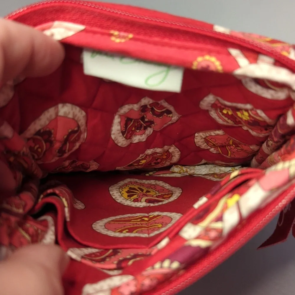 Vera Bradley Mini Hipster Purse Bag Rosy Posies Retired Print 2012